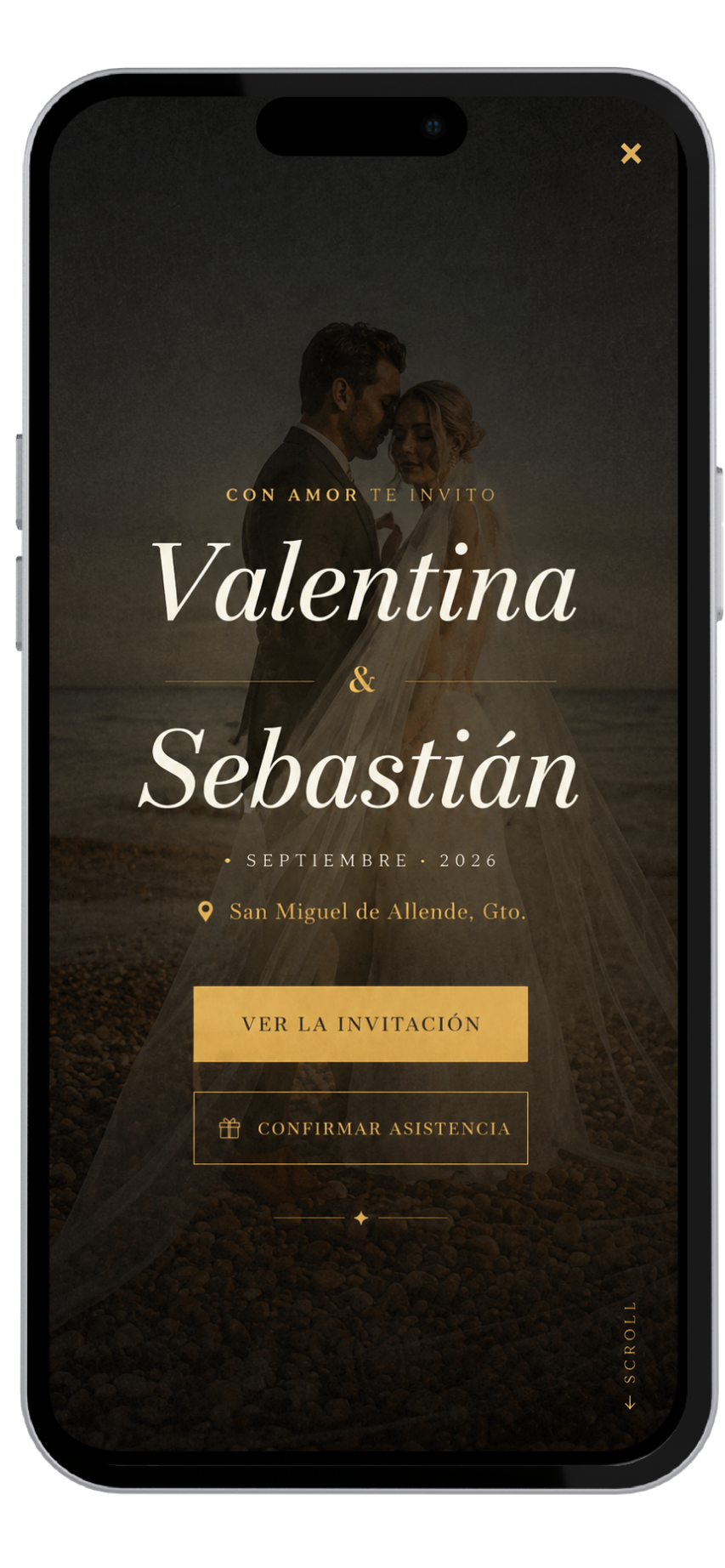 Vista m&oacute;vil de Elysian Boda