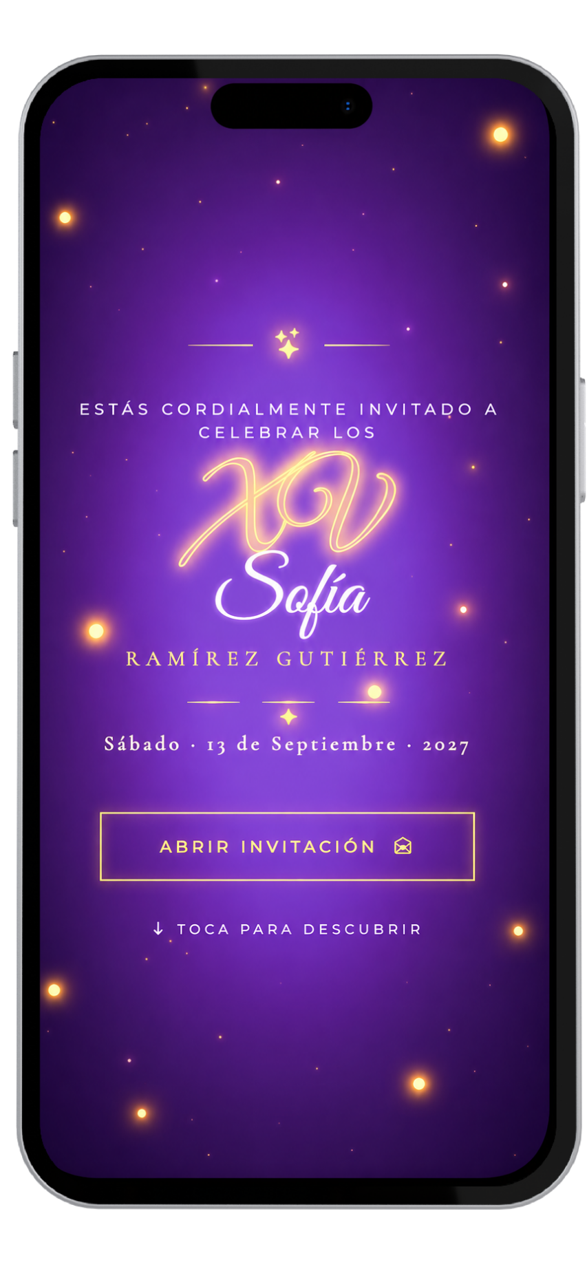 Vista m&oacute;vil de XV Premiere